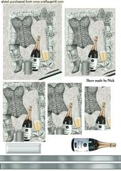 Silver Basque with Champagne Pyramids