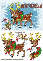 Would You Like a Cookie, Cute Mouse and Reindeer