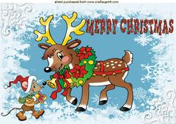 Would You Like a Cookie, Cute Mouse & Reindeer A4