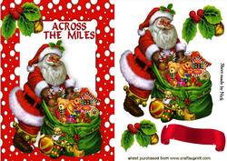 Across the Miles, Santa with Toys A5