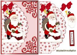 Across the Miles, Santa Down the Chimney