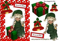 Across the Miles, Little Christmas Kiki Girl with Present