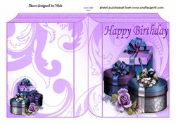 Lots of Lovely Gifts with Little Bird Folded Book
