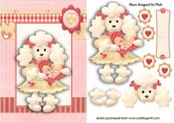 Little Love Poodle in Frame