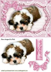Puppy Love with a Big Pink Bow