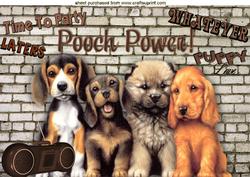 Who Says We Don't Have Fun Too! Dog Power A4