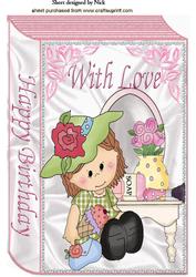 Little Girl Loves to Dress Up and Shop, Book A4