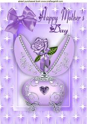 Lilace Rose in Porcelain Egg , Mothers Day A4