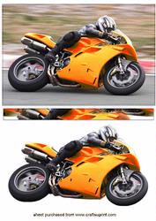 Metallic Orange Bike