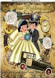 Steampunk Wedding, with Vintage Car A4