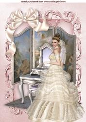Beautiful Bride with Vanity Dressing Table A4