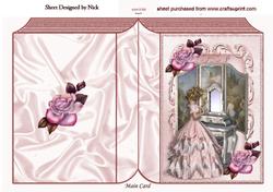 Pretty in Pink with Vanity Dressing Table Folded Book