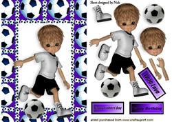 Having a Kick About with a Football in Purple