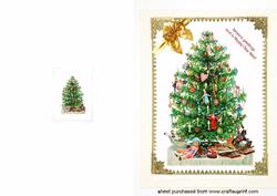 Traditional Christmas Tree A5