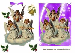 Choir of Christmas Singing Angels