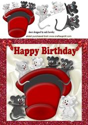 Room for Two More! Cheeky Mice in a Top Hat