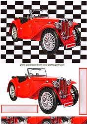 Vintage Red Car