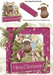 Merry Christmoose with Little Robin
