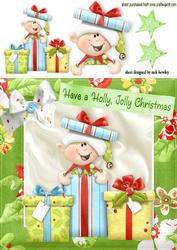 Christmas Elf with Presents