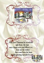 Christmas A5 Inserts for Snow Scenes and Toppers