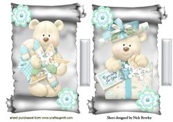 Cute Polar Bear Toppers with Presents