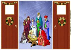 Beautiful Gate Fold Nativity Scene