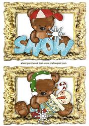 Lovely Christmas Teddy Toppers
