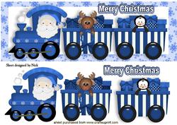 Santa in the Blue Train All Aboard Ho! Ho! Ho! Dl