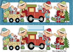Elves Getting Ready for Christmas Dl