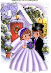 A Lovely Couple Winter Wedding A4