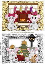 Christmas Mice Toppers