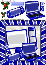 Boys Toys Tv, Laptop and Lots of Other Accessories 8x8