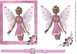 Pretty Pink Fairy in a Pretty Frame