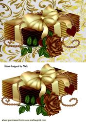 Gold Love Letters, Secrets Tied Up in a Gold Bow