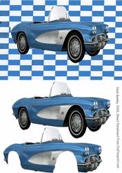 Classic Car on Eye Catching Background