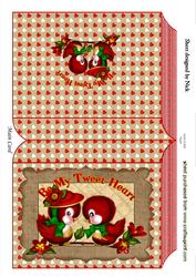 Be My Tweet Heart, Love Birds on Folded Book