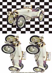 Lovely Classic Vintage Car on Eyecatching Background