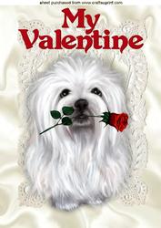My Cute Little Pooch! My Valentine A4