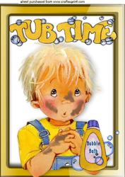 Someone Needs a Bath! Muddy Little Boy A4
