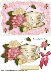 Afternoon Tea with Pretty Roses