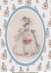 Beautiful A4 Whimsical Picture in Oval