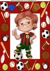 Just Scored a Goal! Little Footballer A4