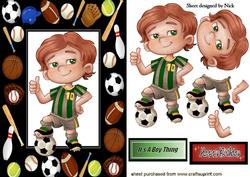 It's a Boy Thing! Crazy About Football