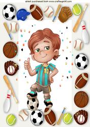 I Love Sport! I Love Football A4