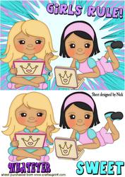 Girls with Ipads, Girls Rule! Whatever!