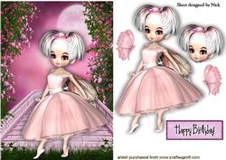 Pretty Faerie with Butterflies