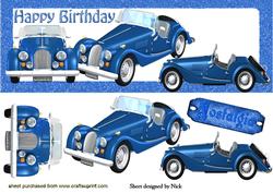 Blue Vintage Cars, Nostalgia Tag in Dl