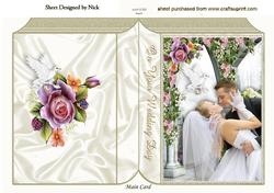 My Darling Wife , Wedding Couple Folded Book