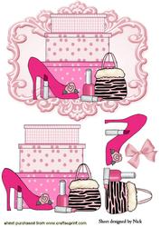 Ladies Accessories Shoes and Makeup