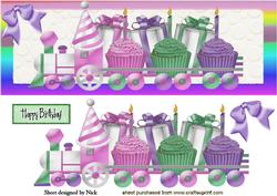 All Aboard the Birthday Cupcake Train! Dl